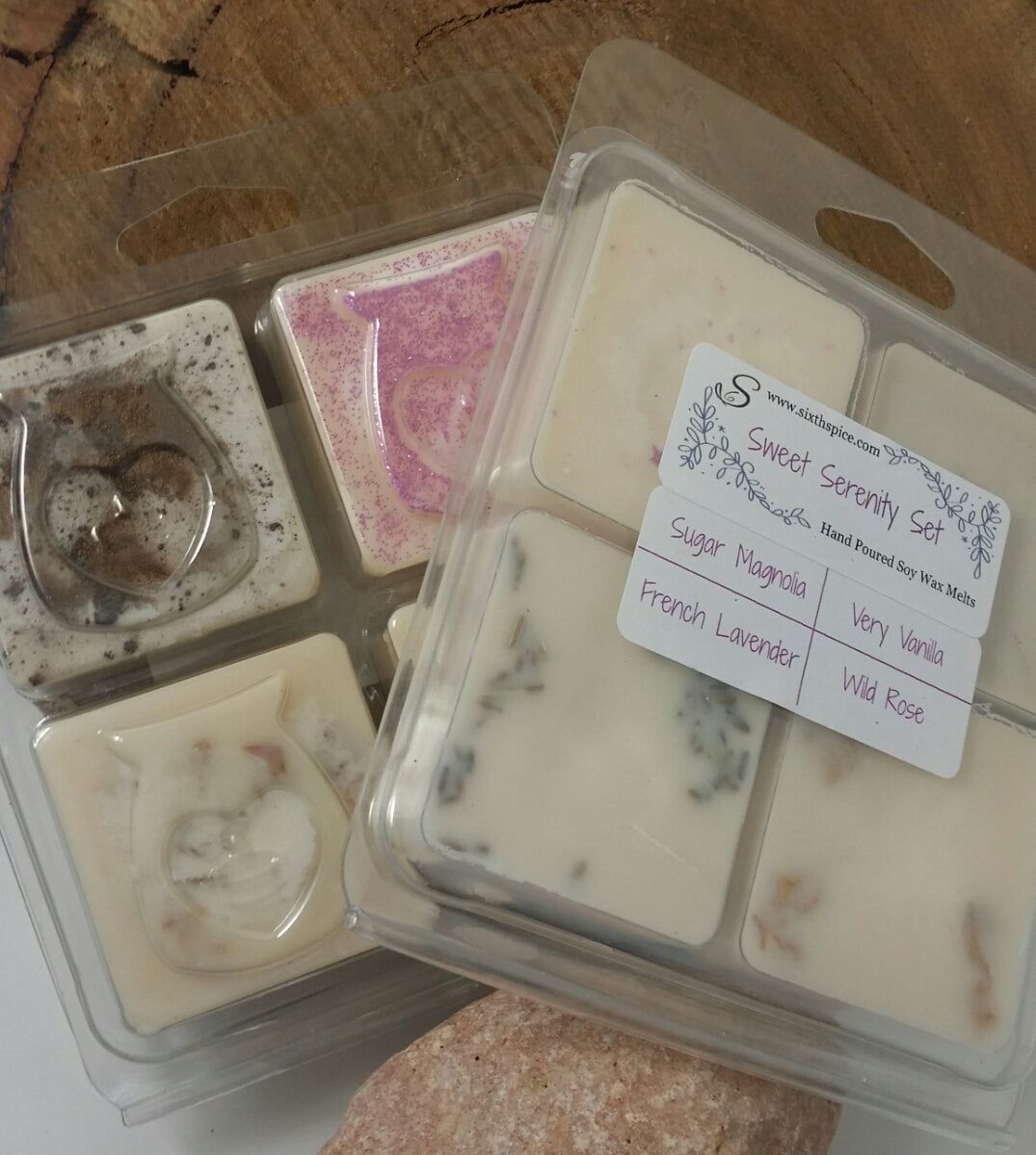 Sweet Serenity Set of Soy Wax Melts