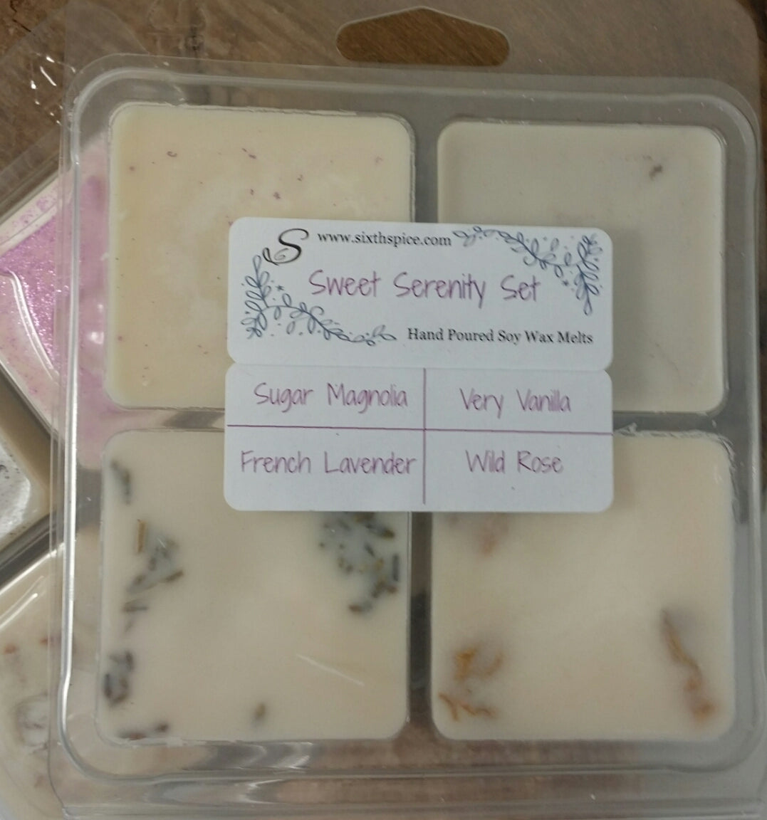 Sweet Serenity Set of Soy Wax Melts