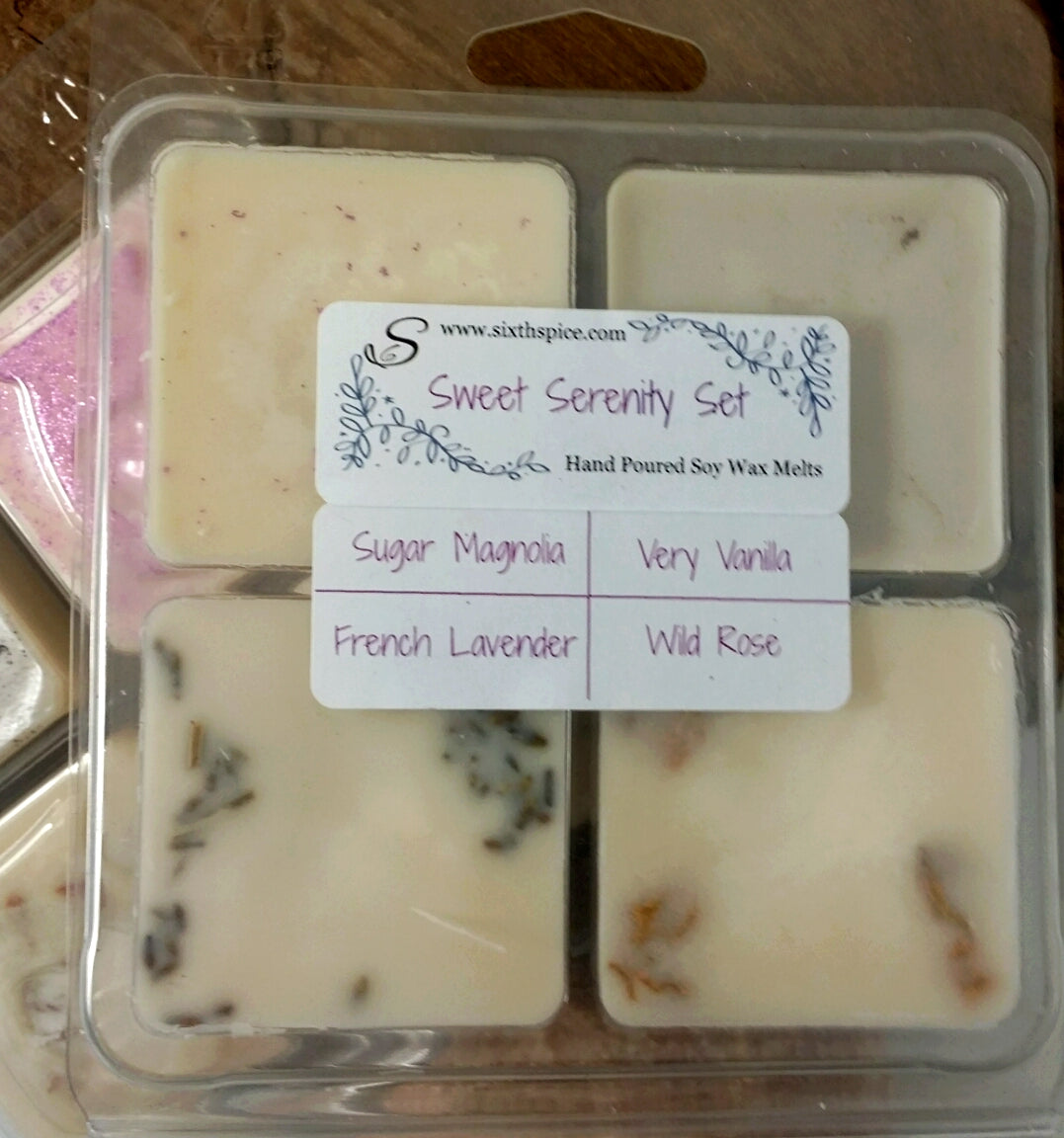Sweet Serenity Set of Soy Wax Melts