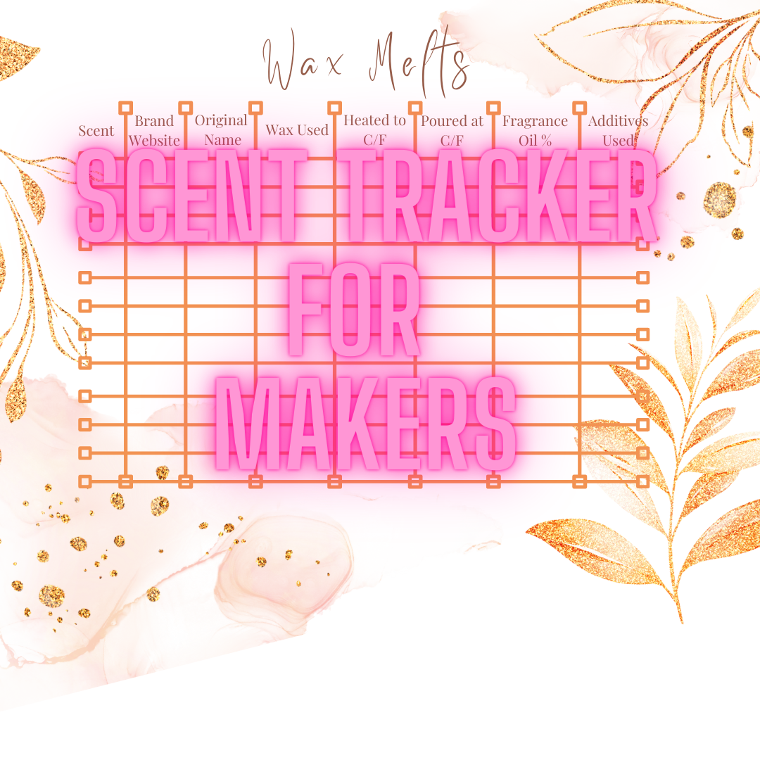 Scent Tracker Spreadsheet for Wax Melt Makers