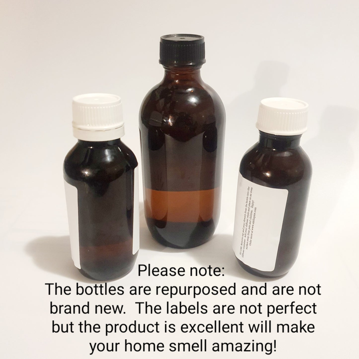 Diffuser refill scent bottles