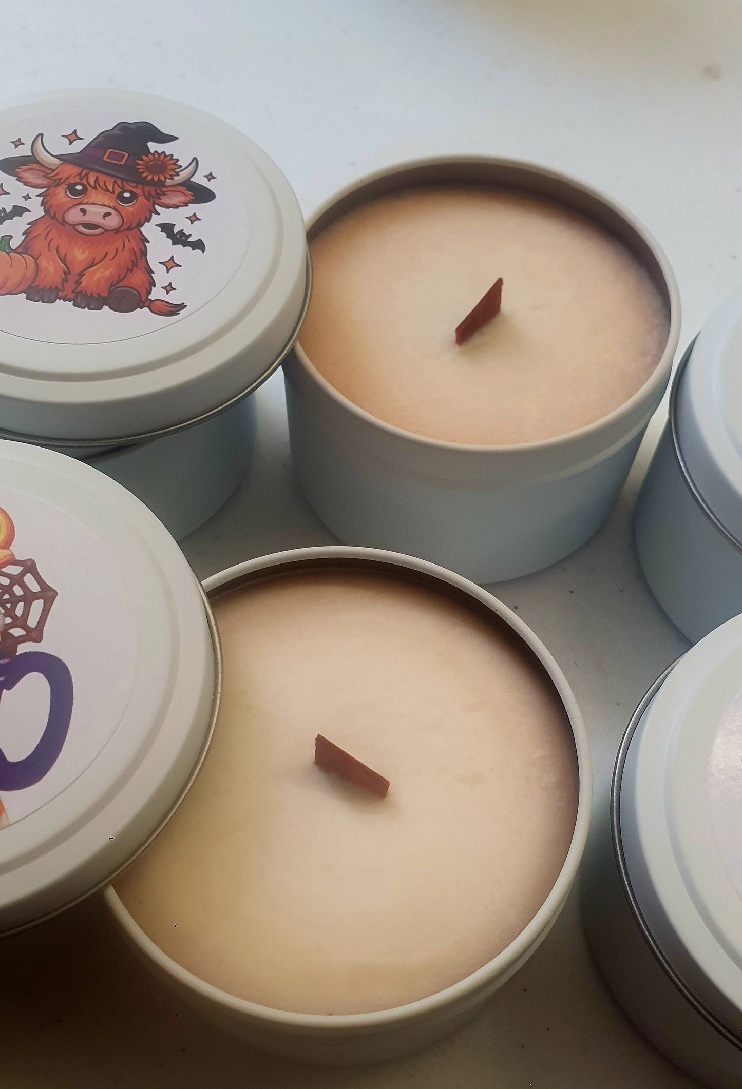 🕯️ Whipped Cream – Halloween Scented Woodwick Soy Wax Candle