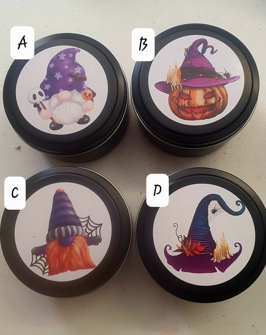🕯️ Sandalwood – Halloween Scented Woodwick Soy Wax Candle