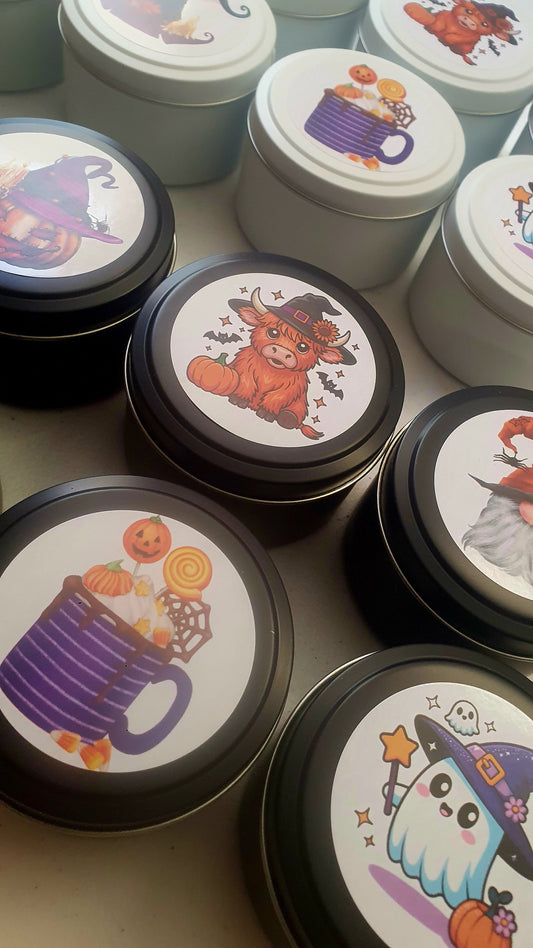 🕯️ Raspberry – Halloween Scented Woodwick Soy Wax Candle