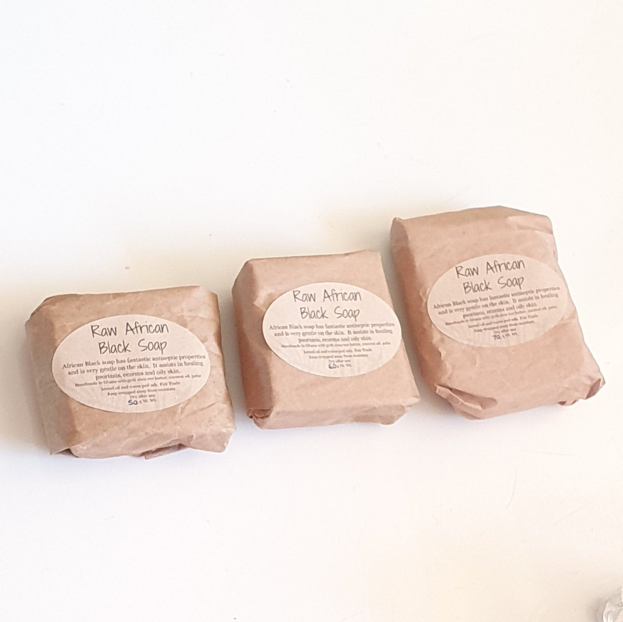 Raw African Black Soap