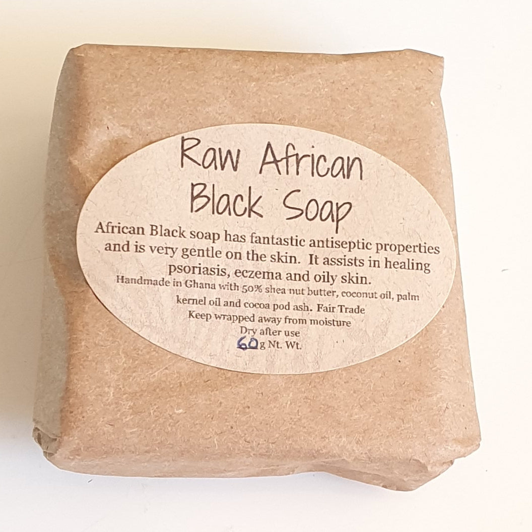 Raw African Black Soap