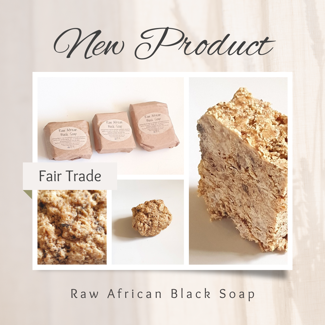 Raw African Black Soap