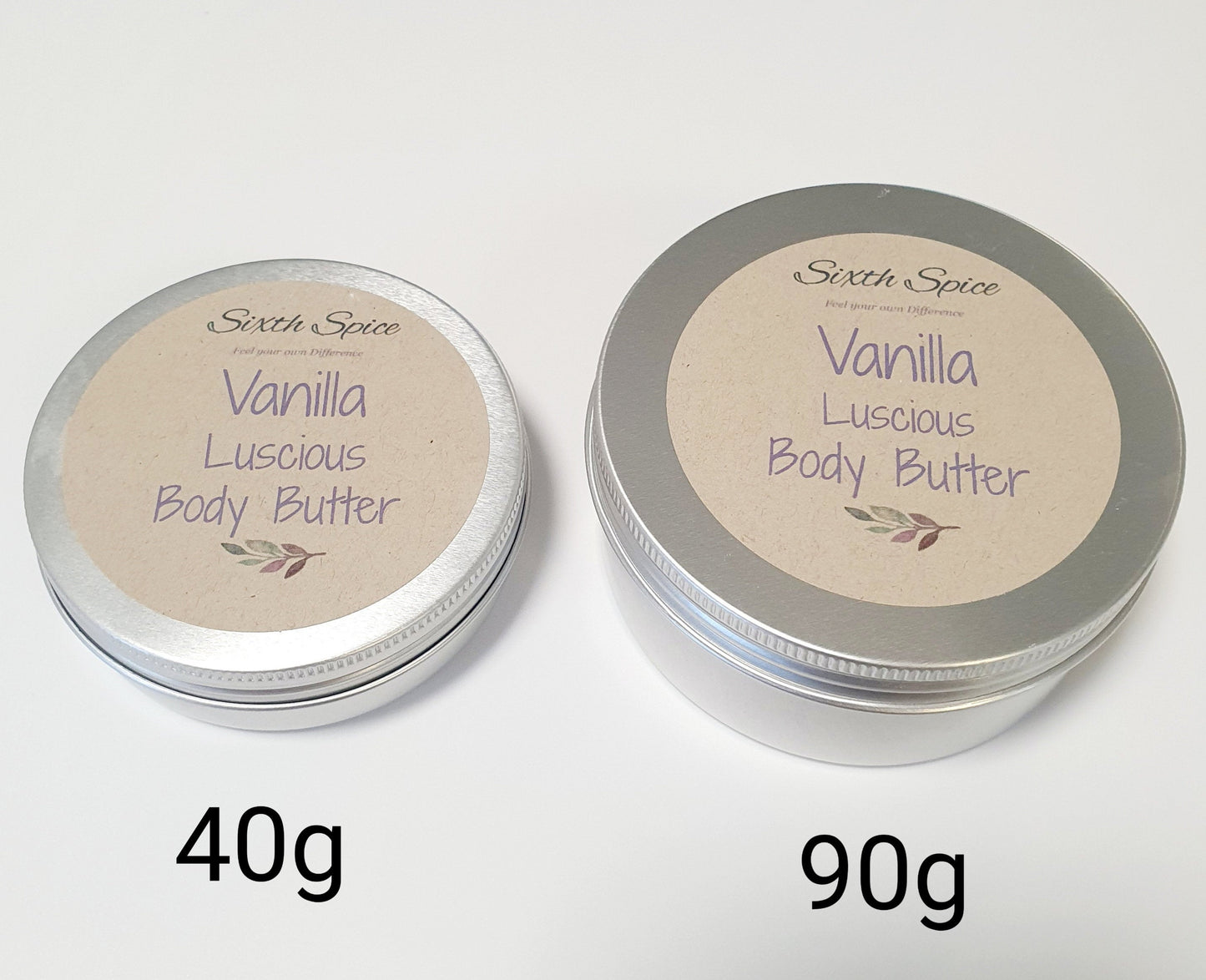 Vanilla scented whipped Shea body butter